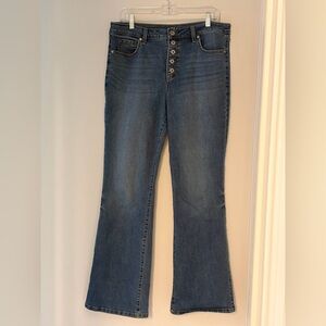 Women’s High-Rise Button-Fly Jeans